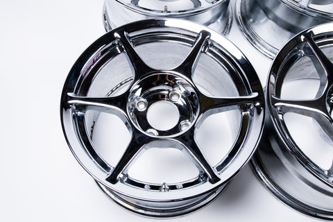 Buddy Club P1 15" 8J +12 (4x114.3) *Triple Chrome Plated*