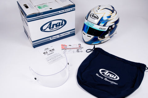 Custom Paint Arai GP-6S Helmet (XL Size 60-61cm)