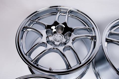 Nissan Skyline R33 GTR 17" 9J +30 (5x114.3) *Triple Chrome*