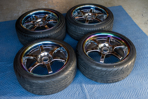 Rays Gramlights 57 Maximum Pro 18" 9.5J +35, 8.5J +25 (5x114.3) *Tires Included*