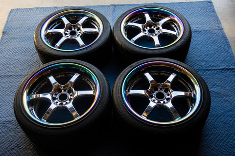Rays Gramlights 57 Maximum Pro 18" 9.5J +35, 8.5J +25 (5x114.3) *Tires Included*
