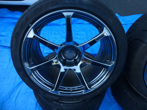 Yokohama AVS Model T7 (5x114.3) 18x10 +15 Pair