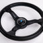 330mm Nardi Classic Deep Corn (Blue Stitching)