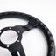 330mm Nardi Classic Deep Corn (Blue Stitching)
