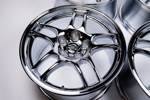 Nissan Skyline R33 GTR 17" 9J +30 (5x114.3) *Triple Chrome*