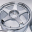URAS NS-01 17" 9J +30 (5x114.3) *Triple Chrome Plated*