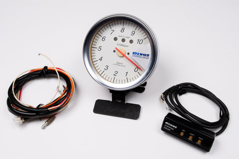 Pivot 80mm Stepping Gauge Tachometer F1