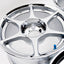 Buddy Club P1 15" 8J +12 (4x114.3) *Triple Chrome Plated*